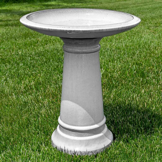 Birdbath || Antique White