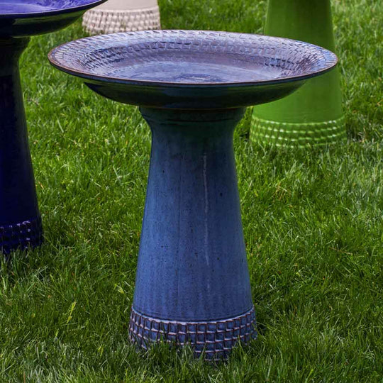 Tattersall Birdbath || French Blue