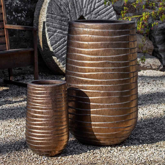 Ipanema Planter, Tall || Bronze