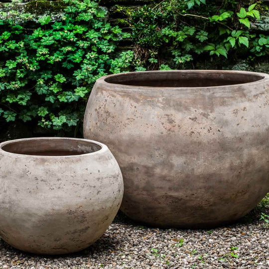 Tron Cao Clay Earthenware Large Plant Pots