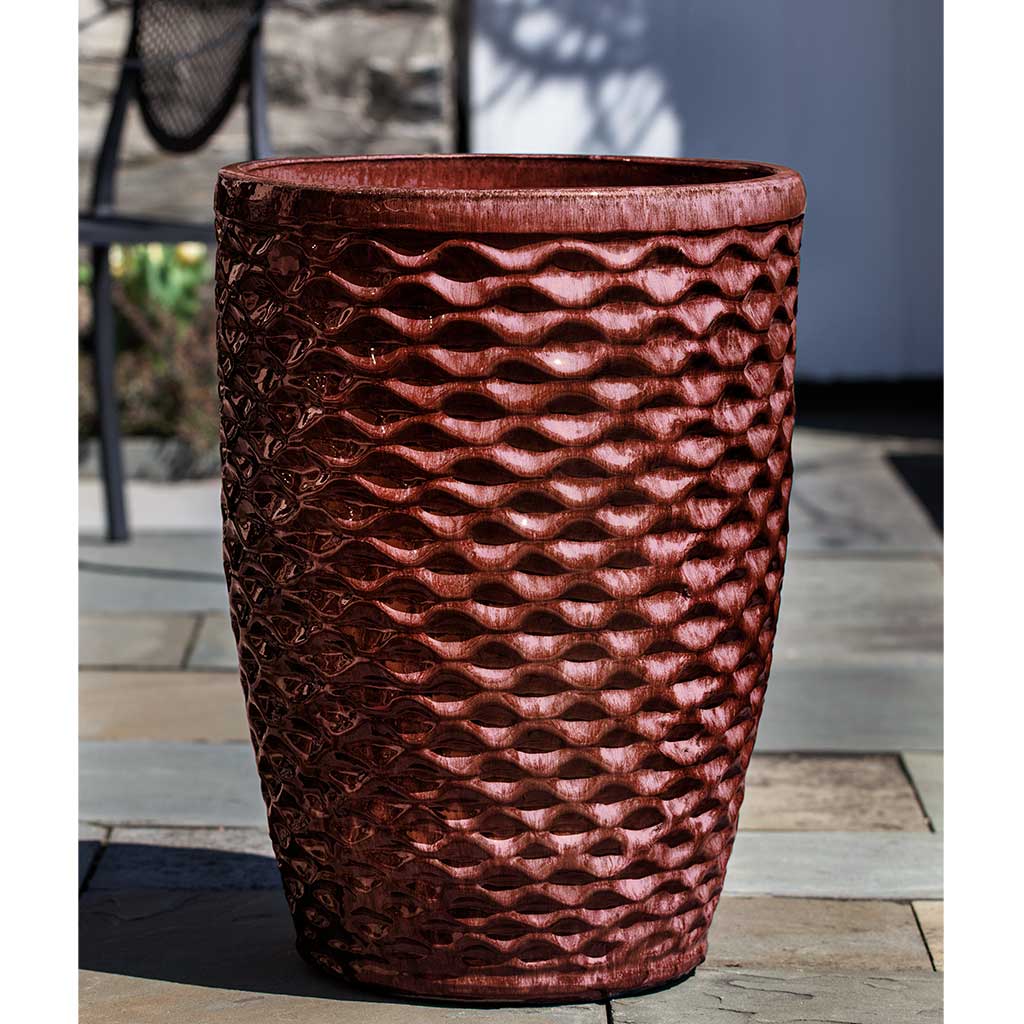 Honeycomb Planter, Tall || Maple Red