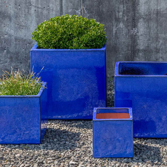 Hancock Planter || Riviera Blue