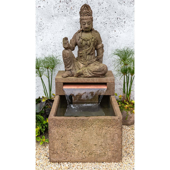 Antique Quan Yin Buddha Fountain
