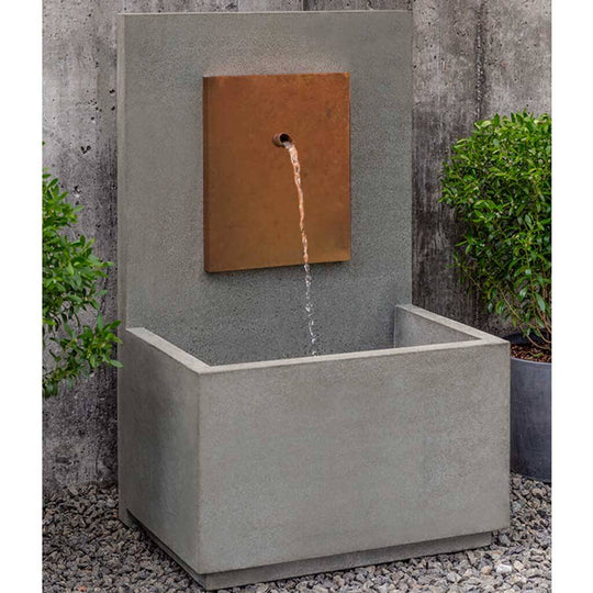 MC-2 Fountain - Corten Steel Face