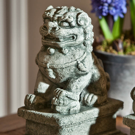 Small Temple Foo Dog Left