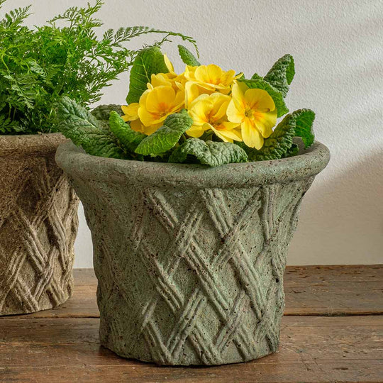 Antique Lattice Planter
