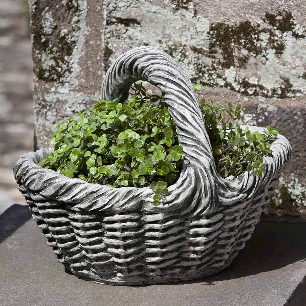 Basket With Handle Planter - Small