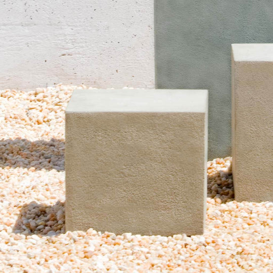Short Square Textured Pedestal